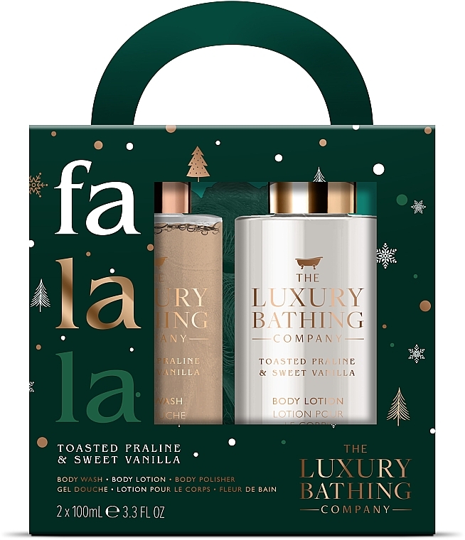 Zestaw - Grace Cole The Luxury Bathing Fa La La Set (b/wash/100 ml + b/lot/100 ml) — Zdjęcie N1