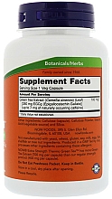 Kapsułki Zielona herbata - Now Foods Thermo Green Tea Extra Strength Veg Capsules — Zdjęcie N2