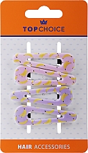 Kup Spinki do włosów 23231, 4 szt, różowo-liliowe z bananami - Top Choice