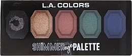 Kup PRZECENA! Paleta cieni do powiek - L.A. Colors Shimmer Eye Palette *