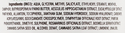 Balsam do stóp z kasztanowcem i olejem konopnym - Bione Cosmetics Cannabis Herbal Ointment With Horse Chestnut — Zdjęcie N3