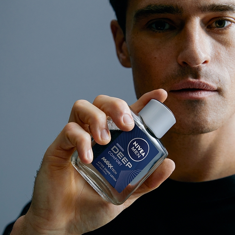 Antybakteryjna woda po goleniu - NIVEA MEN Deep Comfort After Shave Lotion — Zdjęcie N3