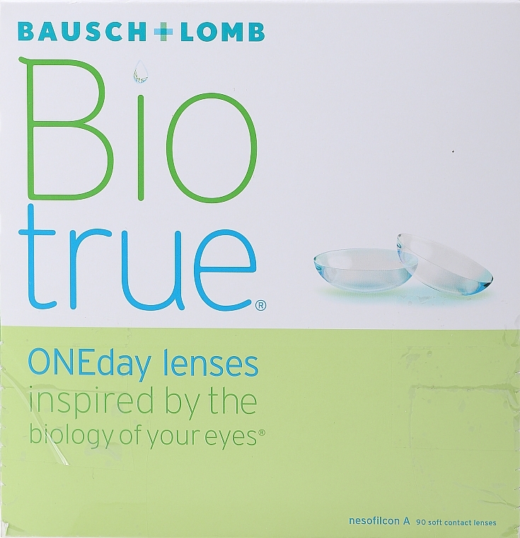 PRZECENA! Soczewki kontaktowe, promień 8.6, 90 szt. - Bausch & Lomb Biotrue Oneday Lenses * — Zdjęcie N3