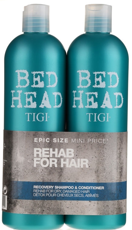 Zestaw regenerujący do włosów - Tigi Bed Head Rehab For Hair (shm 750 ml + cond 750 ml)
