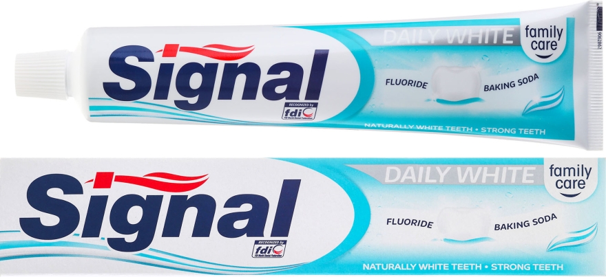 Familijna pasta wybielająca do zębów - Signal Family Daily White — Zdjęcie N2