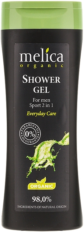 PREZENT! Żel pod prysznic 2 w 1 dla mężczyzn - Melica Organic Shower Gel — Zdjęcie N1