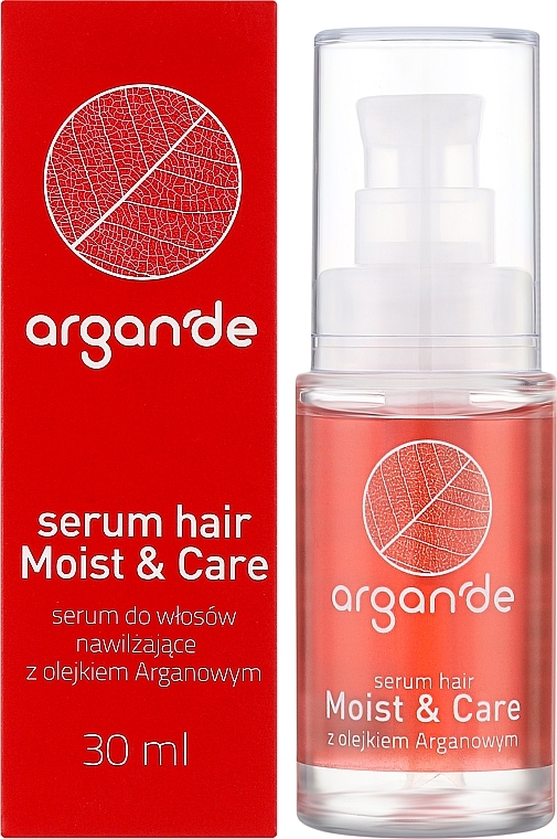 Nawilżająco-odbudowujące serum do włosów z olejem arganowym - Stapiz Argan’de Moist & Care — Zdjęcie N2