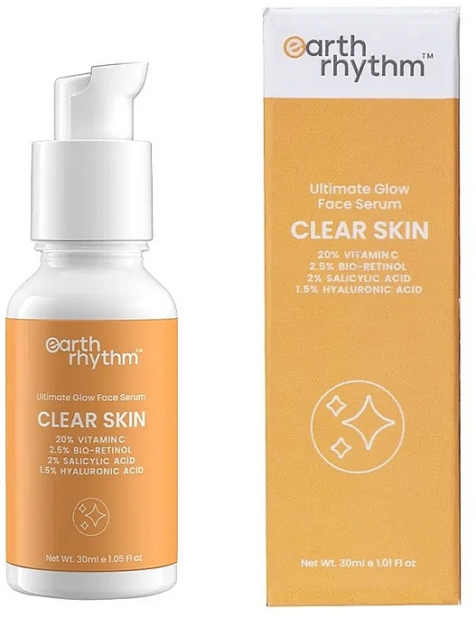 Rozświetlające serum do twarzy - Earth Rhythm Clear Skin Ultimate Glow Serum  — Zdjęcie N1
