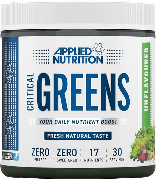 Suplement diety Ekstrakt z zieleniny, neutralny smak - Applied Nutrition Critical Greens — Zdjęcie N1