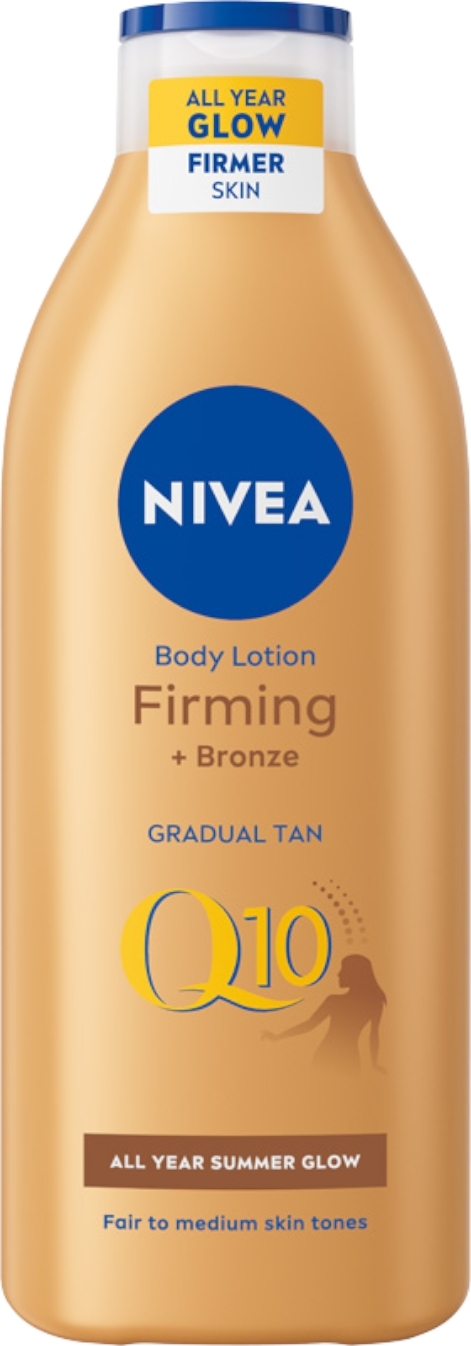 Ujędrniająco-brązujący balsam do ciała - NIVEA Q10 Plus Firming Bronze Body Lotion — Zdjęcie 400 ml