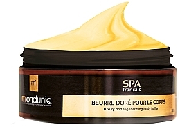 Luksusowy olejek regenerujący do całego ciała - M'onduniq SPA Luxury Gold & Honey Luxury And Regenerating Body Butter — Zdjęcie N1