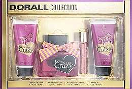 Kup Dorall Collection Love You Like Crazy - Zestaw (edp 100 ml + edp 10 ml + lot 50 ml + sh/gel 50 ml)
