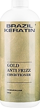 Odżywka z keratyną do włosów zniszczonych - Brazil Keratin Anti Frizz Gold Conditioner — Zdjęcie N3