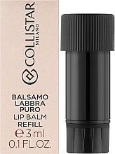 Balsam do ust - Collistar Lip Balm Pure (wkład) — Zdjęcie N2