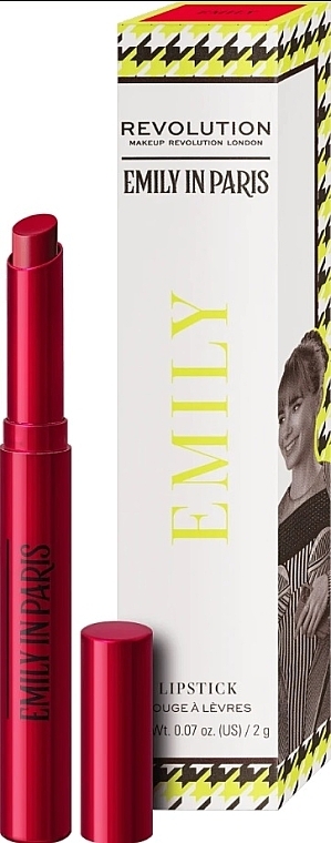 Kremowa szminka - Makeup Revolution X Emily In Paris Just A Kiss Cream Lipstick — Zdjęcie N1