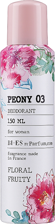 Bi-es Peony 03 Deodorant - Dezodorant dla mężczyzn  — Zdjęcie N1