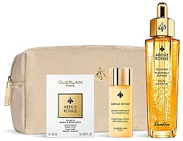 Kup PRZECENA! Zestaw - Guerlain Abeille Royale (f/oil/50ml + lot/40ml + serum/8x0,6ml + bag/1pcs) *