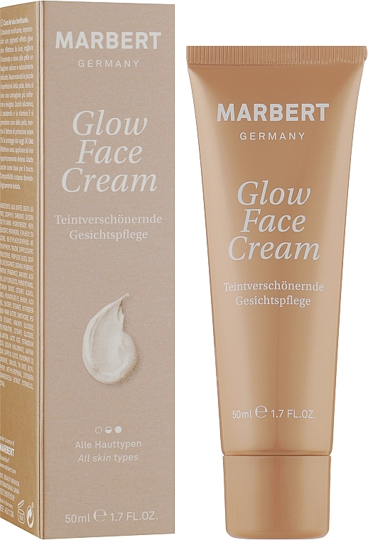 Rozświetlający krem do twarzy - Marbert Glow Face Cream — Zdjęcie N3