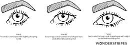 Naklejki silikonowe na powieki, L, 64 szt. - Wonderstripes The Instant Eye Lift Size S + M — Zdjęcie N4