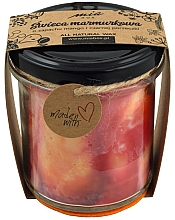 Kup Świeca marmurkowa o zapachu mango i czarnej porzeczki - Miabox Candle