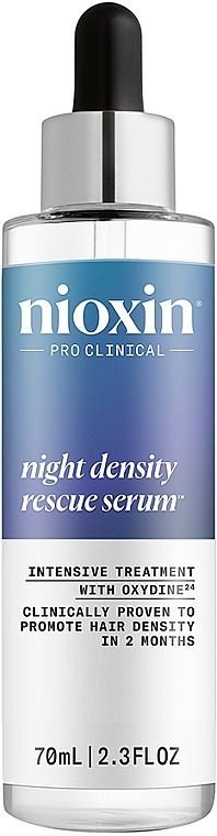 Serum do włosów na noc - Nioxin Night Density Rescue Serum — Zdjęcie N1