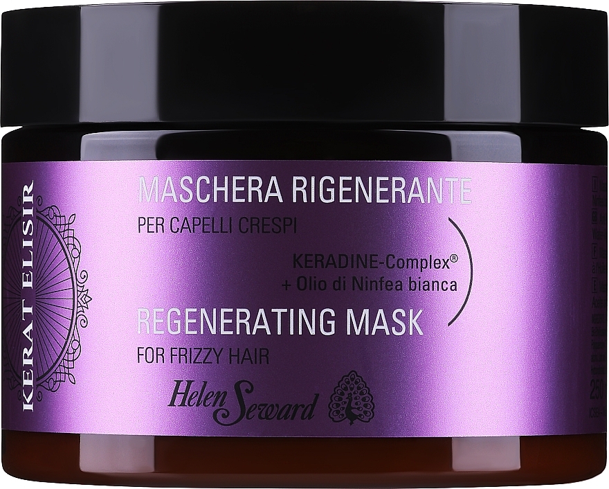 Regenerująca maska ​​do włosów - Helen Seward Kerat Elisir Anti-Frizz Regenerating Mask — Zdjęcie N1