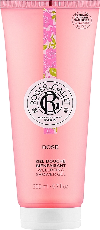 Różany żel pod prysznic - Roger&Gallet Rose Wellbeing Shower Gel — Zdjęcie N1