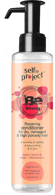 Nawilżająca odżywka regenerująca do włosów - Selfie Project Be Strong Repairing Conditioner — Zdjęcie N1