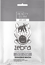 Przeciwzmarszczkowa maska na tkaninie - Beauty Derm Animal Zebra Anti Age — Zdjęcie N1