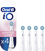 Nasadki do szczoteczki elektrycznej do zębów, białe, 4 szt. - Oral-B iO Gentle Care — Zdjęcie N12