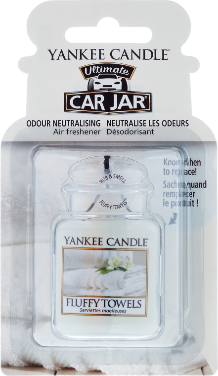 Zapach do samochodu - Yankee Candle Car Jar Ultimate Fluffy Towels — Zdjęcie N1