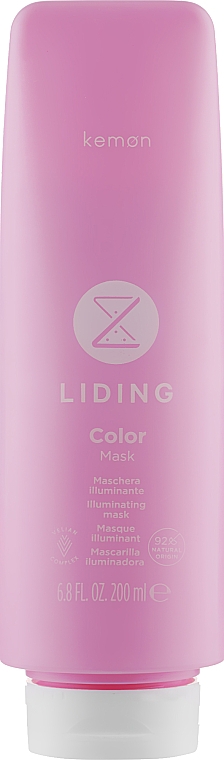 Maska do włosów farbowanych - Kemon Liding Color Mask — Zdjęcie N1