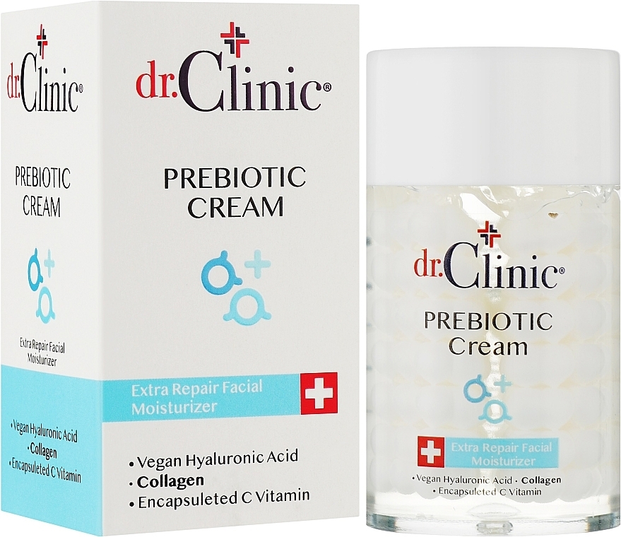 Krem do twarzy z prebiotykami - Dr. Clinic Prebiotic Cream — Zdjęcie N2