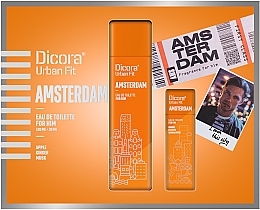 Dicora Urban Fit Amsterdam - Zestaw (edt 100 ml + edt 30 ml) — Zdjęcie N1