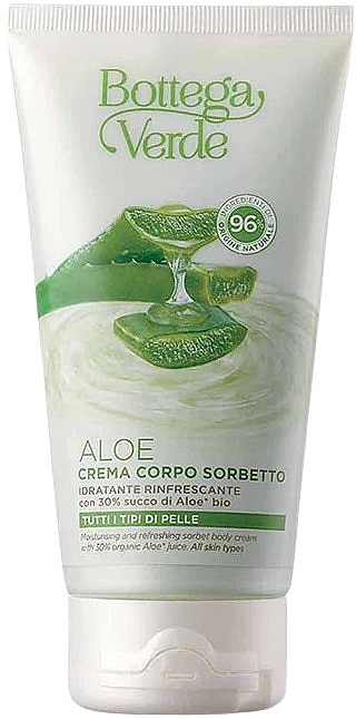 Krem do ciała z aloesem - Bottega Verde Aloe Vera Sorbet Body Cream — Zdjęcie N1