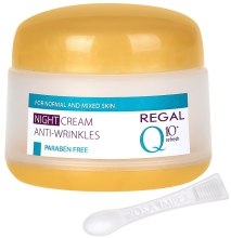 Przeciwzmarszczkowy krem na noc do cery normalnej i mieszanej - Regal Q10+ Refresh Night Cream Anti-Wrinkles — Zdjęcie N2