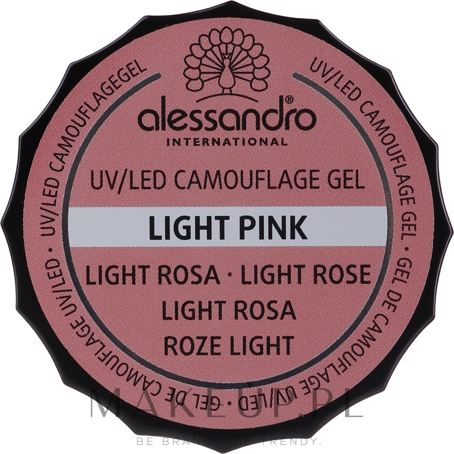 Żel kamuflujący do paznokci - Alessandro International Camouflage Gel Nature Rose  — Zdjęcie Light Pink