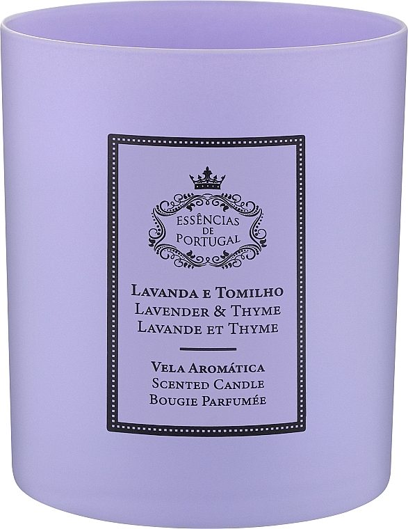 Świeca zapachowa Lawenda i tymianek - Essencias De Portugal Lavender & Thyme Scented Candle — Zdjęcie N1