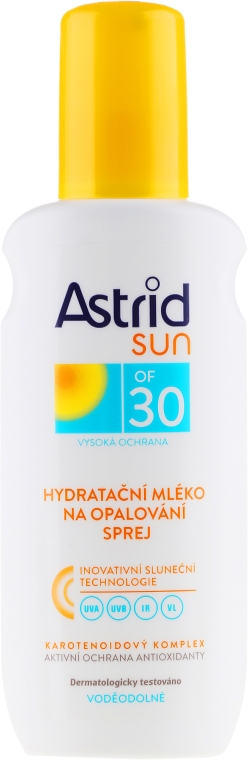 Nawilżające mleczko przeciwsłoneczne w sprayu SPF 30 - Astrid Sun Moisturizing Milk Spray — Zdjęcie N1