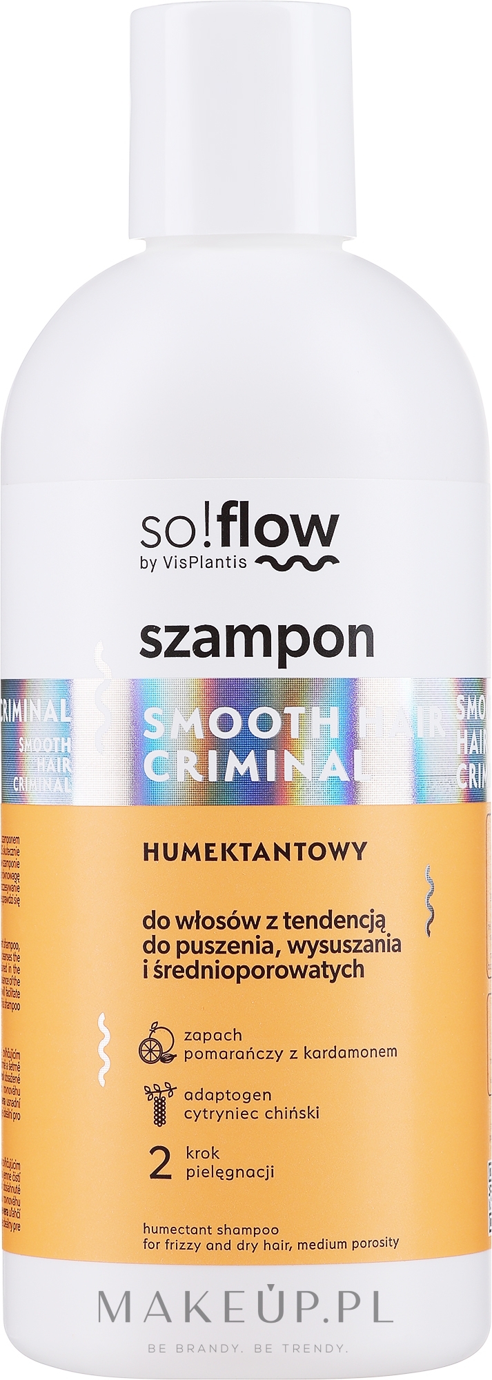Humektantowy szampon do włosów średnioporowatych - So!Flow by VisPlantis Medium Porosity Hair Humectant Shampoo — Zdjęcie 300 ml