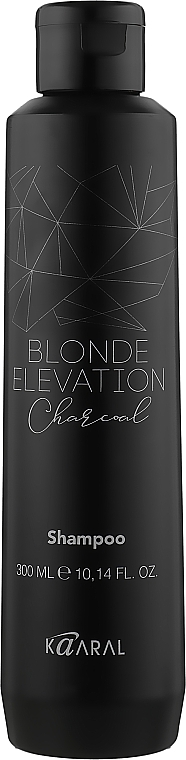 Szampon do włosów z czarnym węglem - Kaaral Blonde Elevation Charcoal Shampoo — Zdjęcie N1