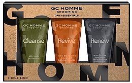 Kup Zestaw - Grace Cole GC Homme Grooming Daily Essentials (sh/gel/100ml + h/wash/100ml + muscle/soak/100ml) 