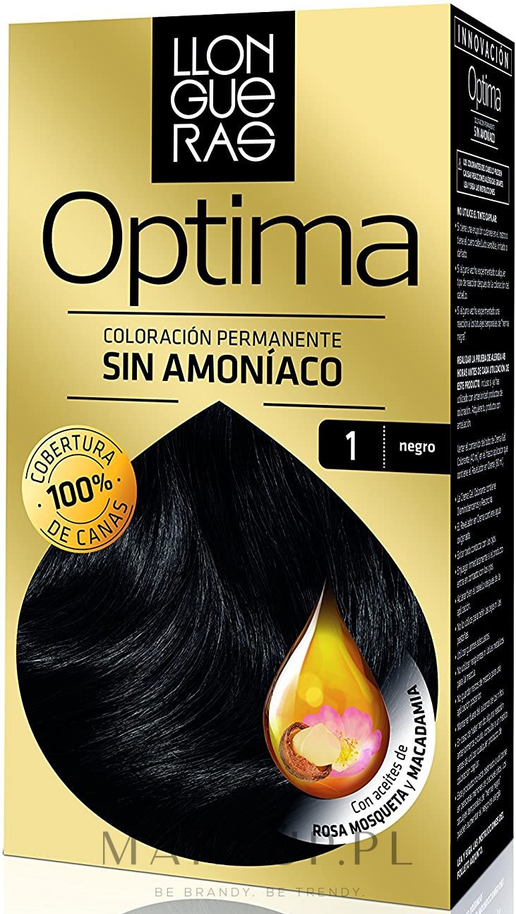 Trwała farba do włosów - Llongueras Optima Hair Colour — Zdjęcie 1