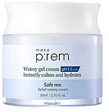 Żel-krem do twarzy - Make P:rem Safe Me. Relief Watery Gel Cream — Zdjęcie N1