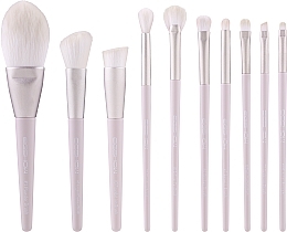 Kup Zestaw pędzli do makijażu, 10 szt - Eigshow Beauty Morandi Series Lilac Vegan Brush Set