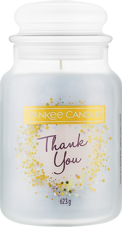 Świeca zapachowa Dziękuję - Yankee Candle Thank You Scented Candle — Zdjęcie N1