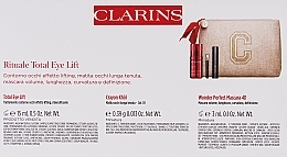 Zestaw - Clarins Multi-Intensive Total Eye Lift Set (eye/conc/15ml + mascara/3ml + eye/pencil/0.39g + bag) — Zdjęcie N5