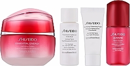 Zestaw - Shiseido Essential Energy Value Set (f/cr/50ml + foam/5ml + f/lot/7ml + conc/10ml) — Zdjęcie N2