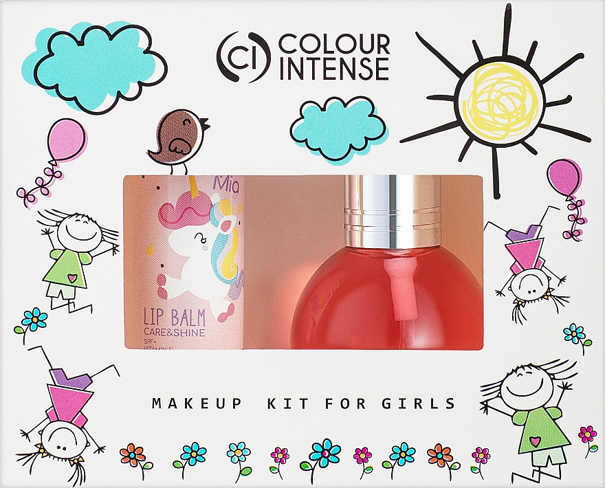 Colour Intense Makeup Kids For Girls - Zestaw (edt/15ml + lip/balm/5g)