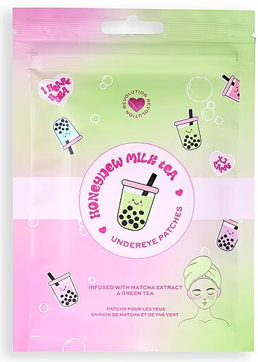 Płatki pod oczy - I Heart Revolution Bubble Tea Honeydew Undereye Patches  — Zdjęcie N1